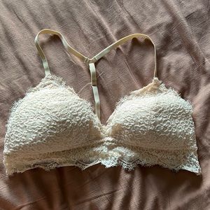 Aerie soft peachy pink bralette lightly padded